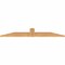 Ekena Millwork Portland Smooth Timber Gable Bracket, Western Red Cedar, 48"W x 8"H x 1 1/2"D x 3 1/2"F, 4/12 Pitch GBW048X08X0204POR00SWR - alternate 3